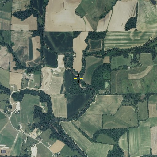 Aerial/Satellite Image of Dry Fork, MO