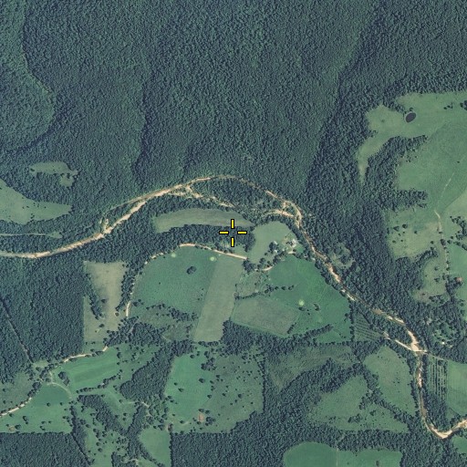 Aerial/Satellite Image of Houston School, MO