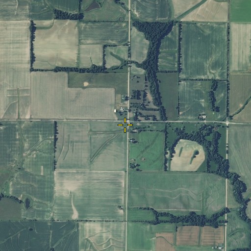 Aerial/Satellite Image of Maud, MO