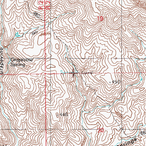 Topographic Map of Longstreet Tank, AZ