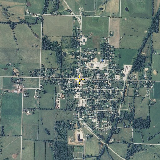 Aerial/Satellite Image of Walnut Grove, MO