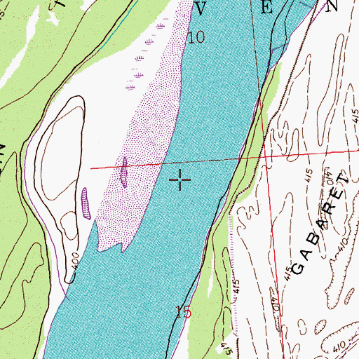 Topographic Map of Mosenthein Chute, IL