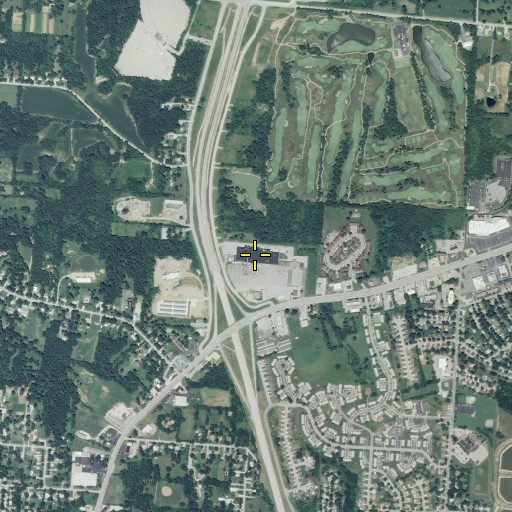 Aerial/Satellite Image of Independence Square, MO