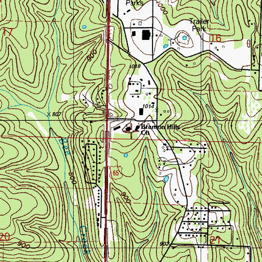Topographic Map of The Church of Jesus Christ of Latter Day Saints, MO