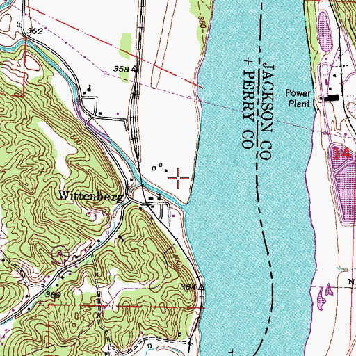 Topographic Map of Cape Antoine, MO