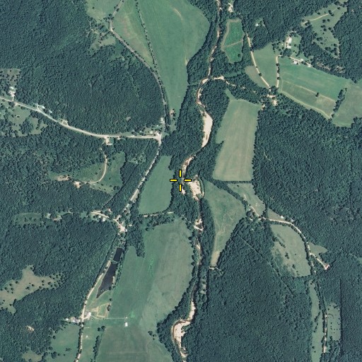 Aerial/Satellite Image of Spring Branch, MO