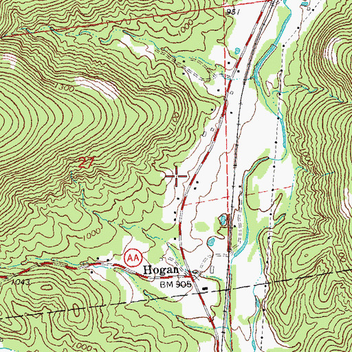 Topographic Map of Hollman Brothers Limestone Quarry, MO