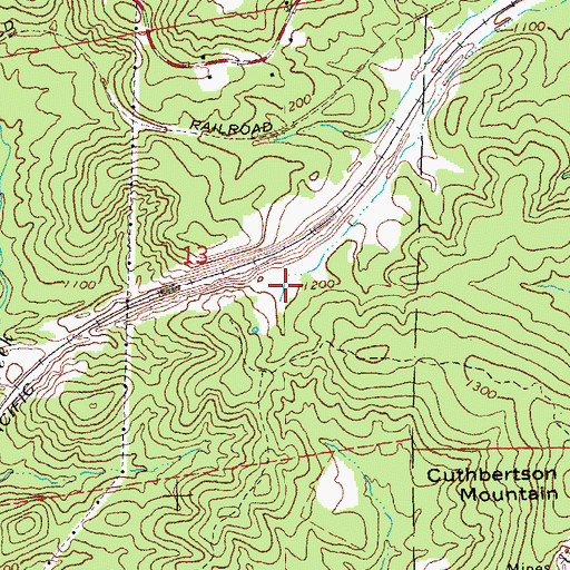 Topographic Map of Big Bogy Mountain Iron Bank, MO