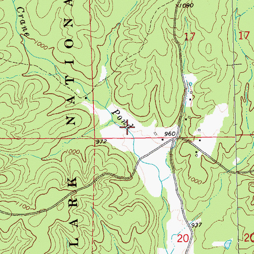 Topographic Map of Russell Number Two Iron Bank, MO