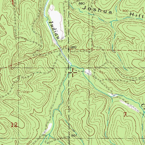 Topographic Map of Page School (historical), MO