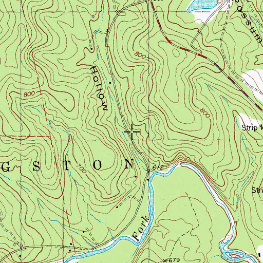 Topographic Map of Twin Cliffs, MO