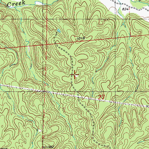 Topographic Map of C D Smiths Sawmill, MO