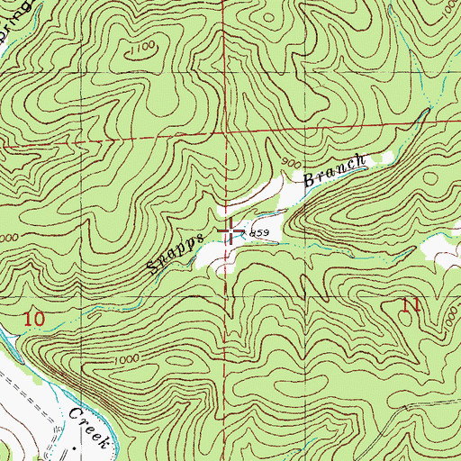 Topographic Map of Scrap Branch, MO