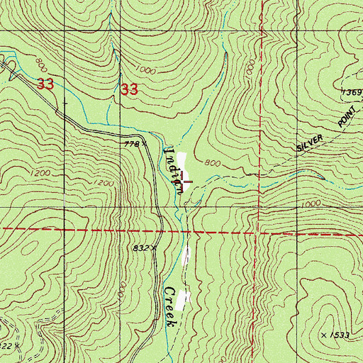 Topographic Map of Still Hollow, AR