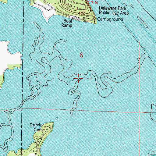Topographic Map of Stinnett Creek, AR