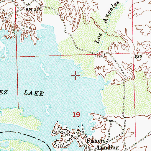 Topographic Map of Los Angeles Wash, AZ