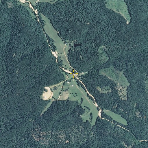 Aerial/Satellite Image of England Hollow, MO