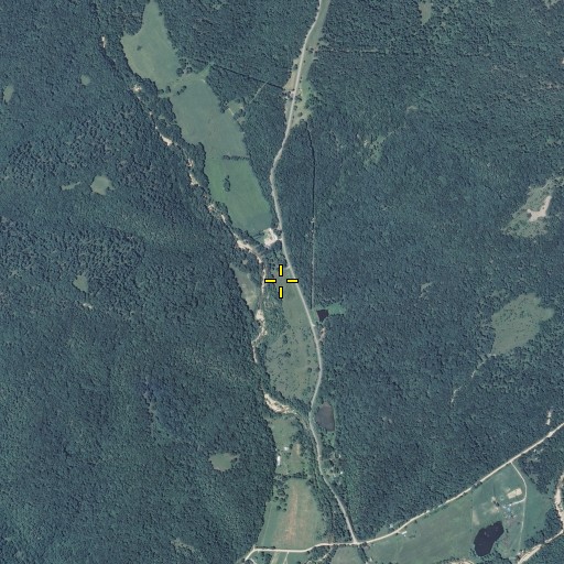 Aerial/Satellite Image of Hudson Spring, MO