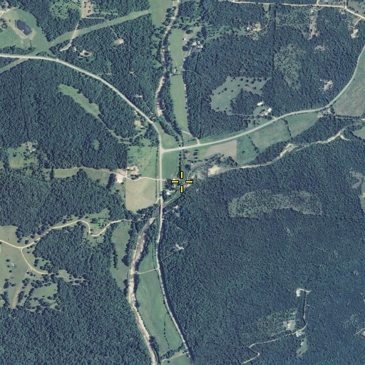 Aerial/Satellite Image of Cornet Creek, MO