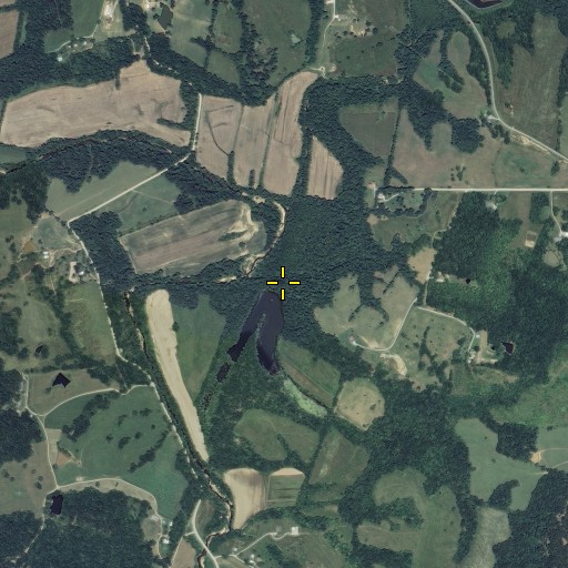 Aerial/Satellite Image of Devils Backbone, MO