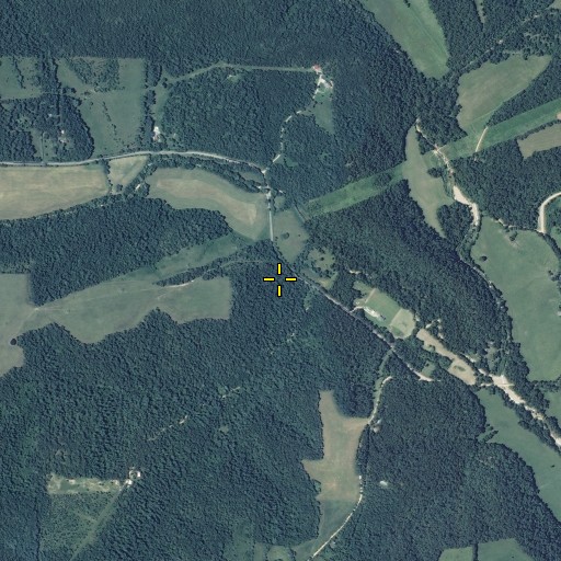 Aerial/Satellite Image of Mitchell Spring, MO