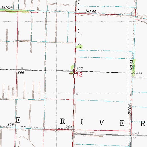 Topographic Map of Garver, MO