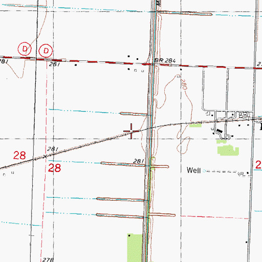 Topographic Map of Crumpecker (historical), MO