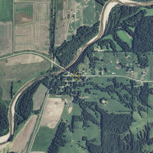 Aerial/Satellite Image of Mill Grove, MO