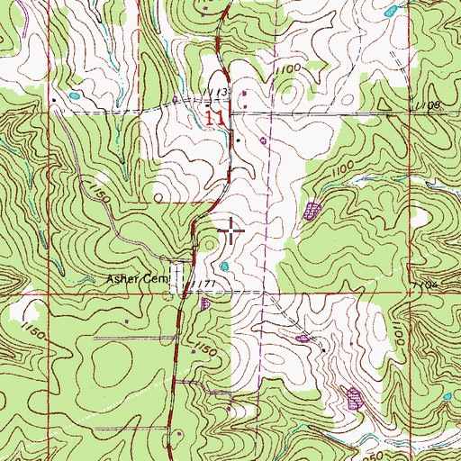 Topographic Map of Austria (historical), MO