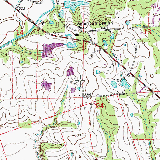 Topographic Map of Charrette (historical), MO