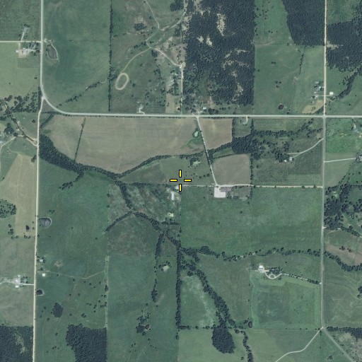 Aerial/Satellite Image of Samoa, MO