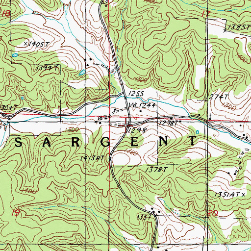 Topographic Map of Varvol, MO