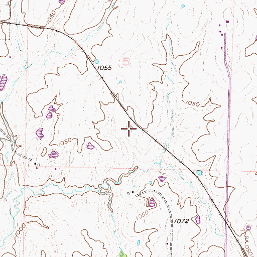 Topographic Map of Watkins (historical), MO