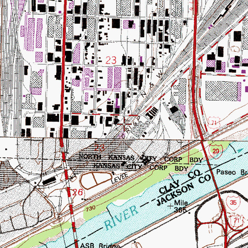 Topographic Map of Crescent, MO