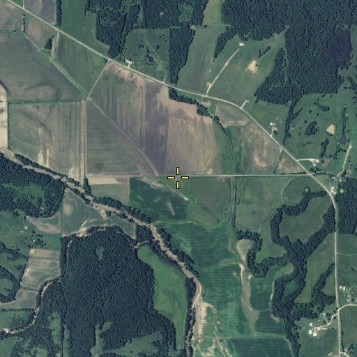Aerial/Satellite Image of Stroup Siding, MO