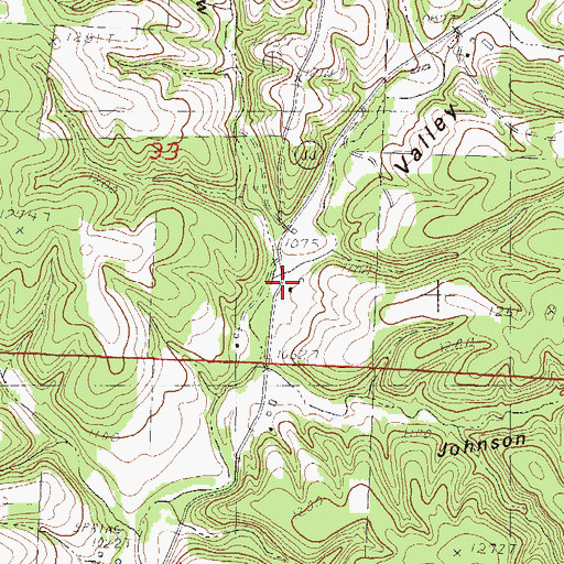 Topographic Map of Howe, MO