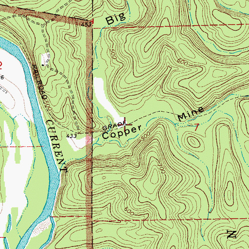Topographic Map of Club House (historical), MO