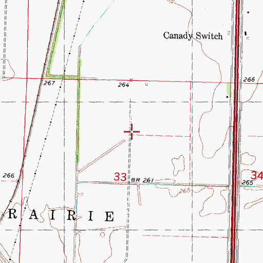 Topographic Map of Erwin (historical), MO