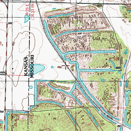 Topographic Map of Konantz (historical), MO