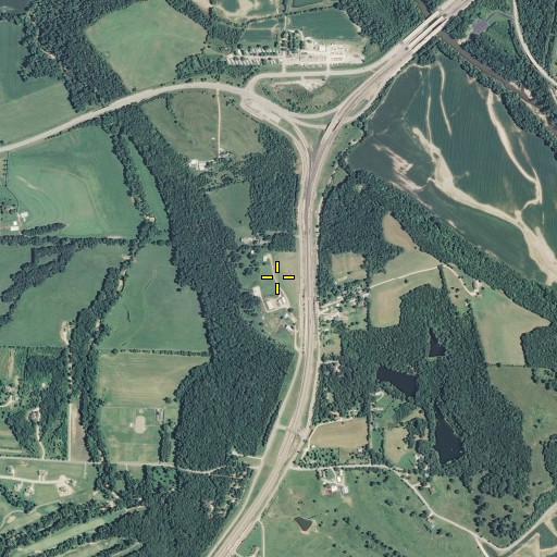 Aerial/Satellite Image of Dina, MO