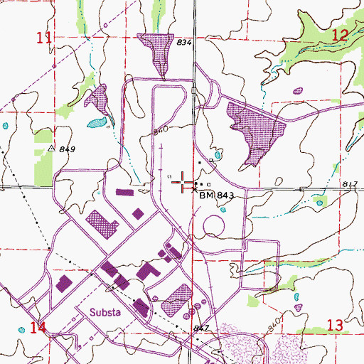 Topographic Map of Reform, MO