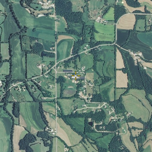 Aerial/Satellite Image of Gildehaus School, MO
