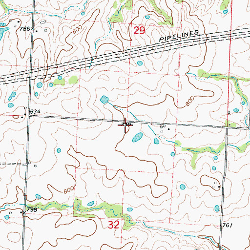 Topographic Map of Sunny Dell School (historical), MO