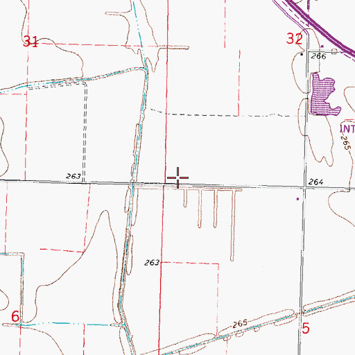Topographic Map of Golden Light Church (historical), MO