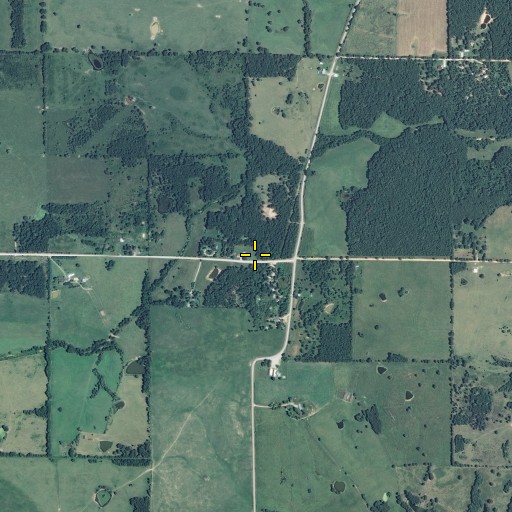 Aerial/Satellite Image of Cage Cemetery, MO