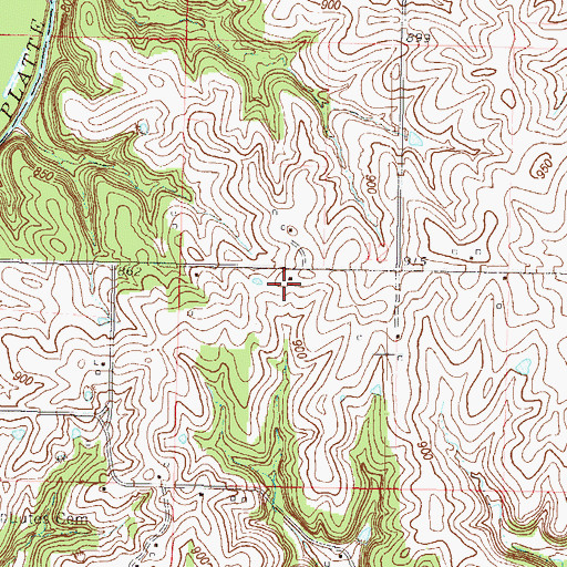 Topographic Map of Franklin School, MO