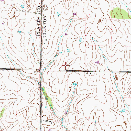 Topographic Map of Lott School (historical), MO