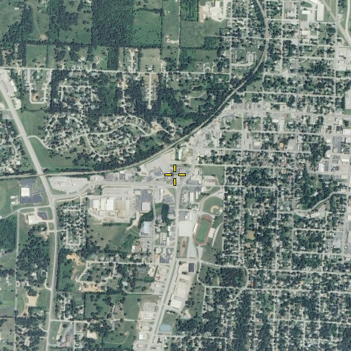 Aerial/Satellite Image of Harmony Shopping Center, MO