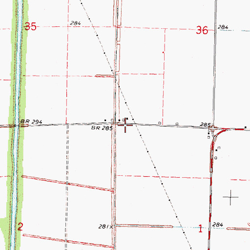 Topographic Map of New Mount Zion Church, MO