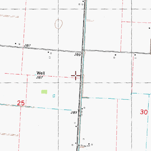 Topographic Map of Dickerson School (historical), MO